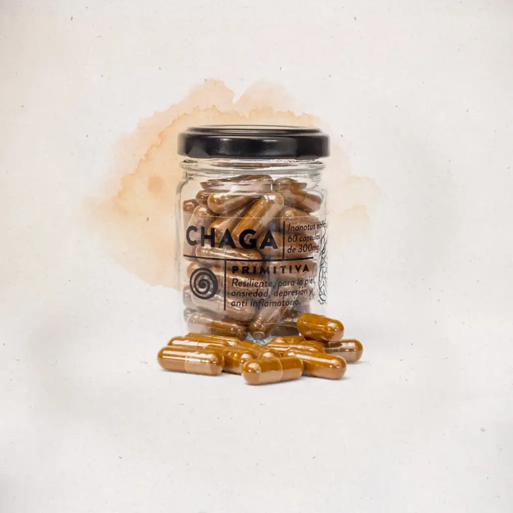 Chaga 60 Cápsulas de 350mg 
